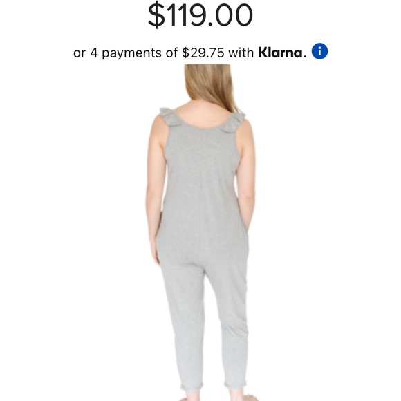 Smash and Tess Sweetheart Romper in Slay Grey - Picture 3 of 10